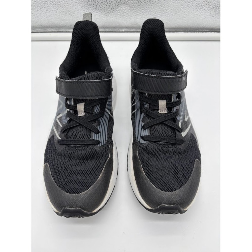 New Balance Rave Run v1 Kids Sneakers‎ Black White Mesh Hook and Loop Strap